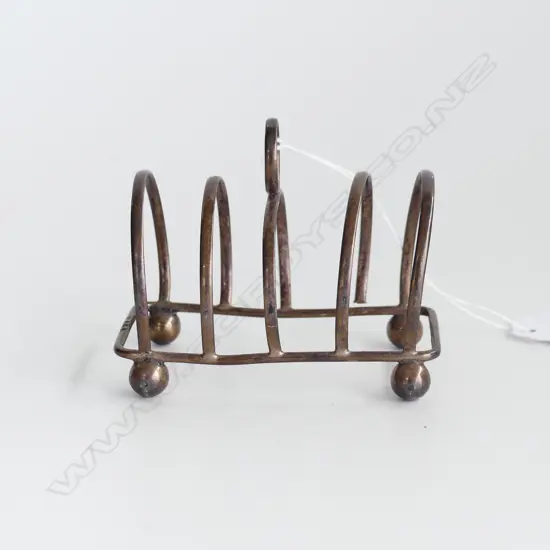 S/SILVER SMALL TOAST RACK L80MM 17grms faults