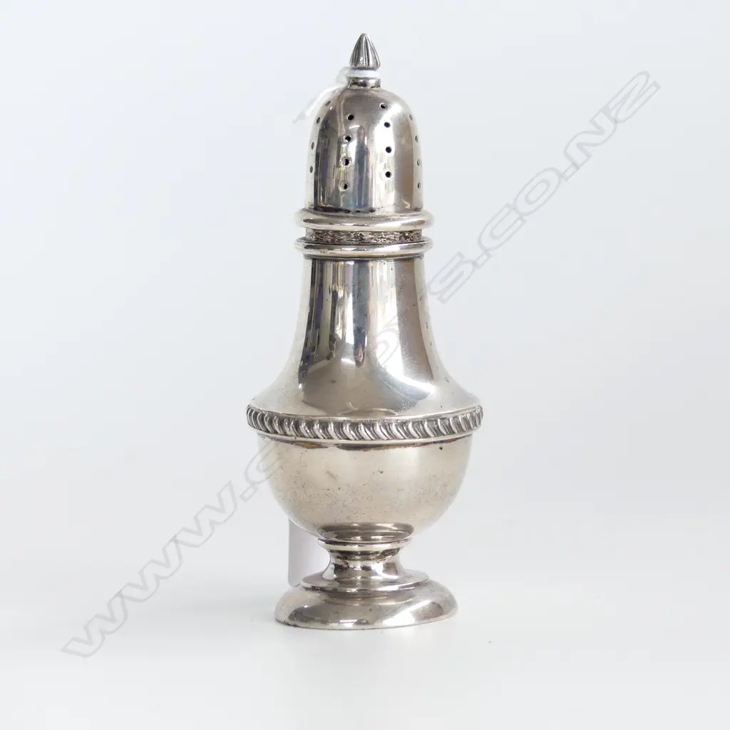 S/SILVER PEPPERETTE H120MM 78grms B'HAM 1935 Image 1++