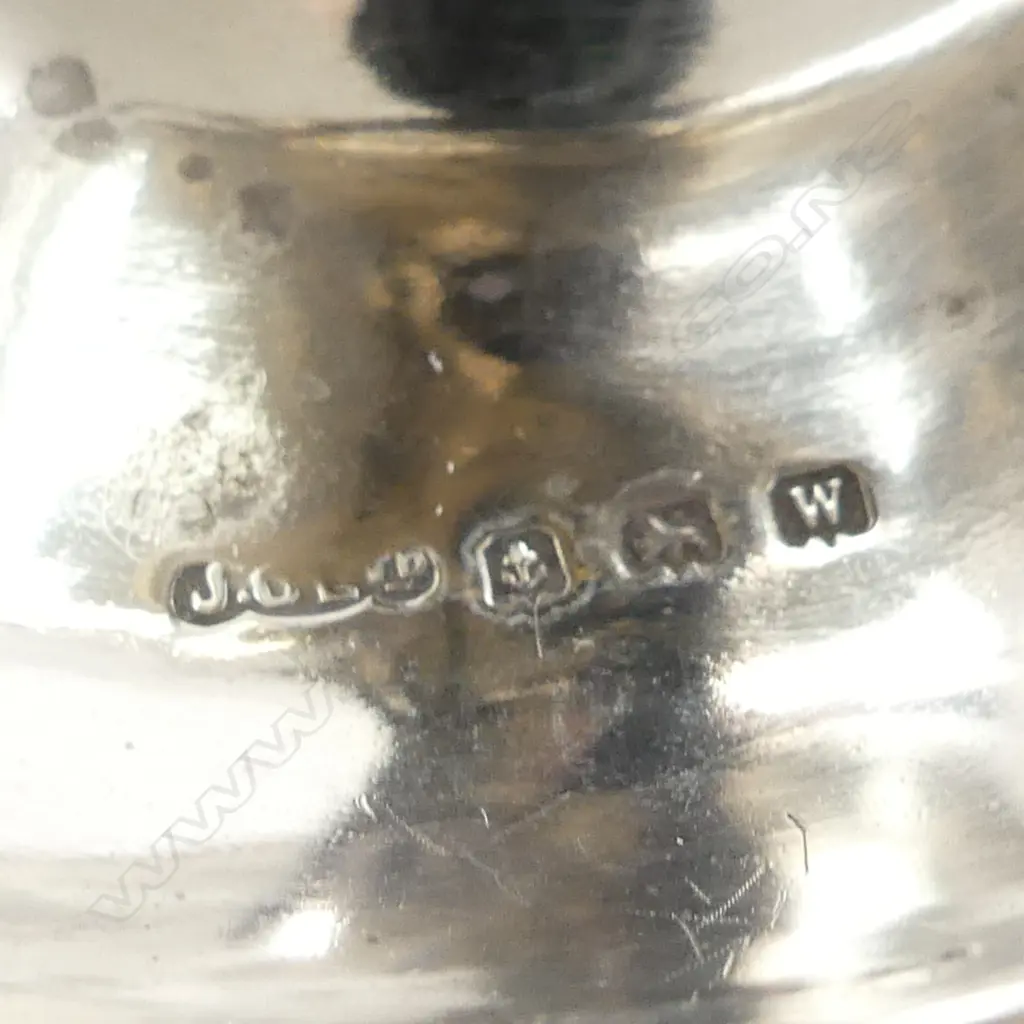  Stg Silver ashtray / cigarrette holder Birm 1921 122gms. Image 1++