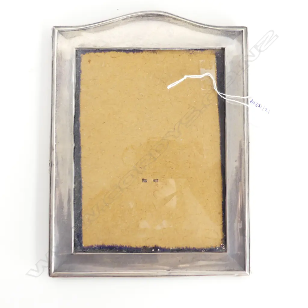LARGE S/SILVER PHOTO FRAME H270MM some dents and no stand Image 1++