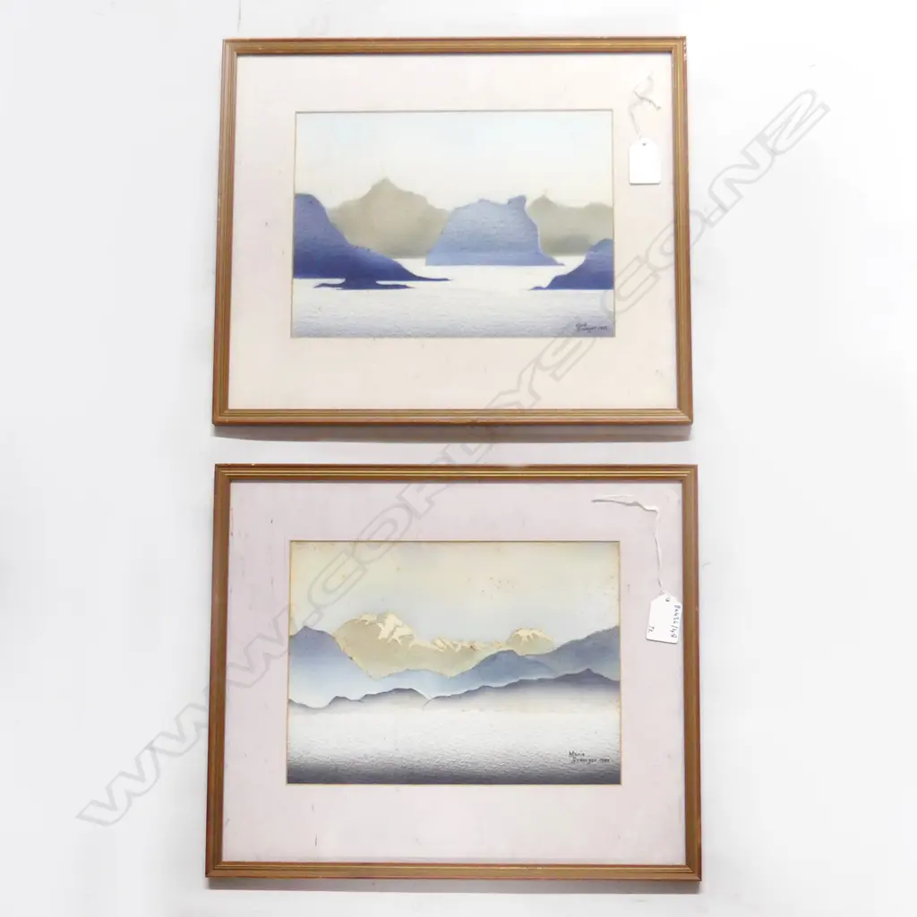 PR W/CS COASTAL SI & ISLANDS  SIGNED MARIE GRAINGER H310 L370MM Image 1++