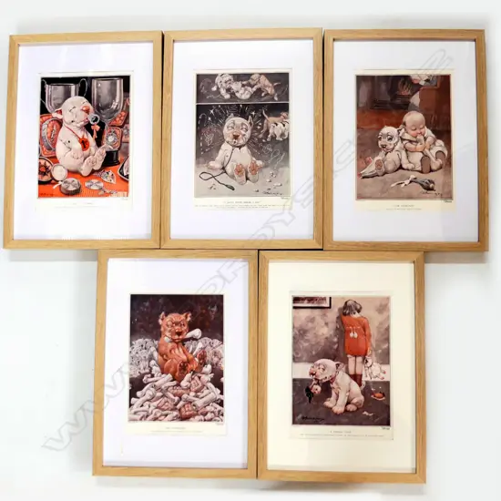 10 ASST. VINTAGE BONZO DOG PRINTS 285x200mm