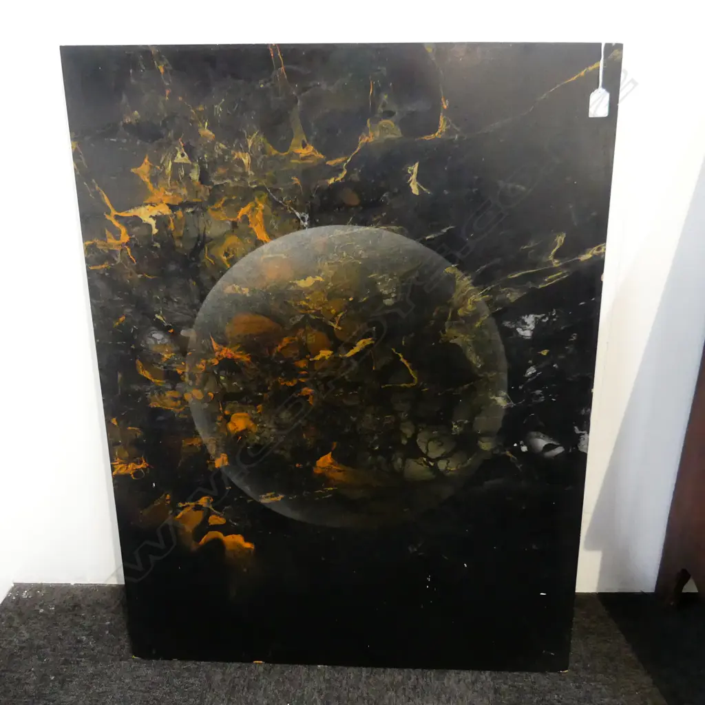 LG SIGNED ARTWORK 'EMERGENCE' MIXED MEDIA ON BOARD 1015x765mm Image 1++
