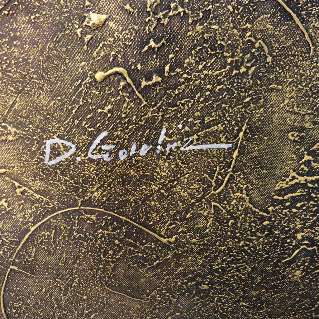 LG GOLD MIXED MEDIA ABSTRACT NUDE 1200x900mm Image 1++