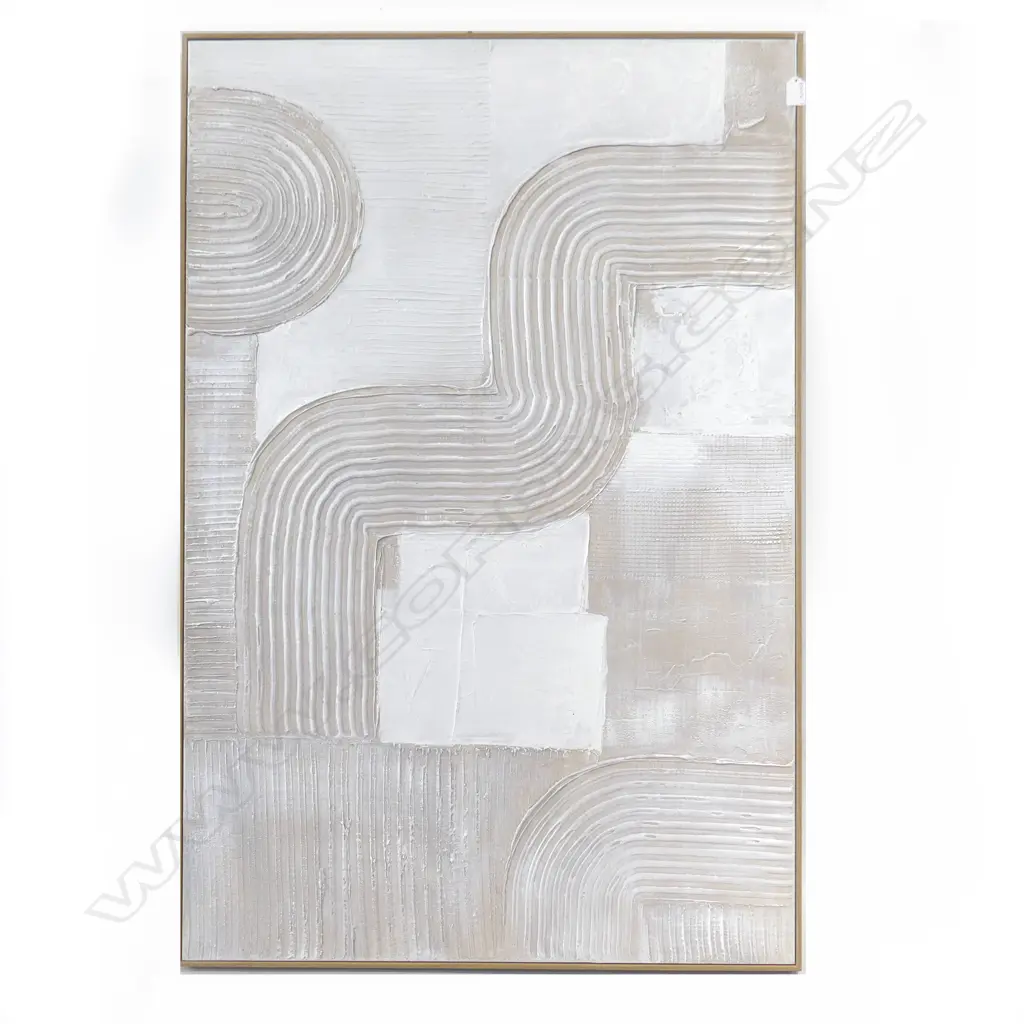 LG CONTEMPORARY WHITE ARTWORK 1200x800mm Image 1++