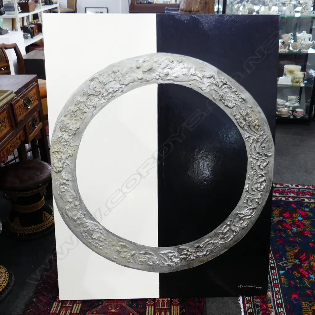 ANA LAKIC 'THE TORUS' LG MIXED MEDIA PAINTING 2014 1305x1000mm Image 1++