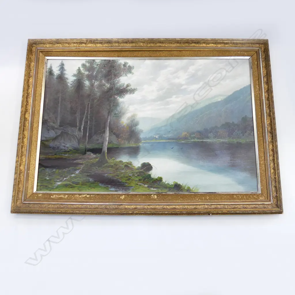 LG SIGNED LANDSAPE, OIL ON CANVAS, 670x1040mm Image 1++