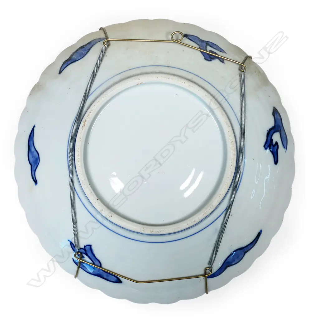19thC JAPANESE IMARI PLATE, DIA 310MM... Image 1++