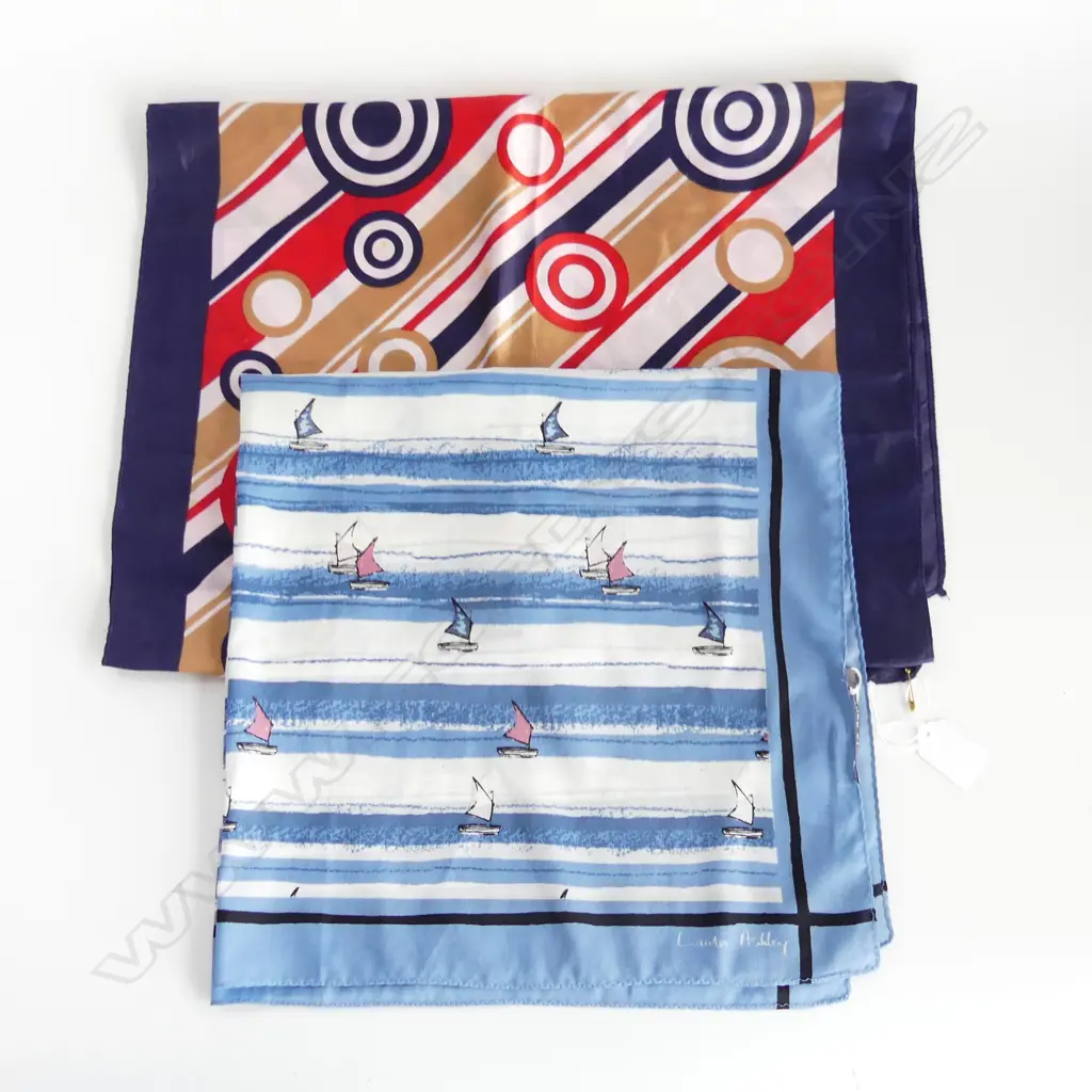 LAURA ASHELY SILK SCARF L250MM & JAQUES PIAGET SCARF L500MM Image 1++