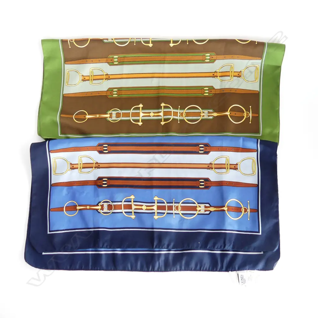 2X DAVID JONES SCARFS MADE IN ITALY W200MM Image 1++