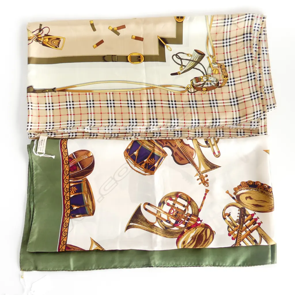 2X OROTON  SILK SCARFS L340MM Image 1++