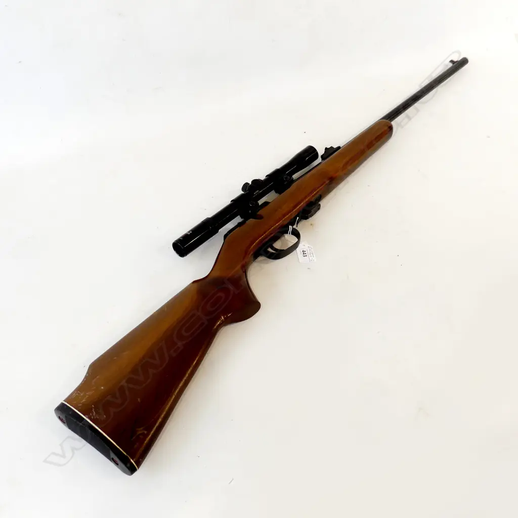 #FIREARMS LICENSE REQUIRED. CBC .22CAL RIFLE. 'CURTO-LONGO' w telescopic sight 'MOD122' Image 1++