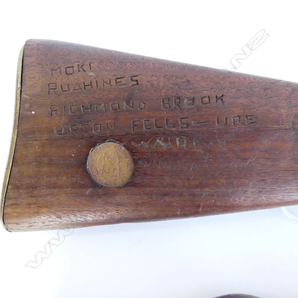2 WOODEN SHOT GUN ENDS L.350mm Image 1++
