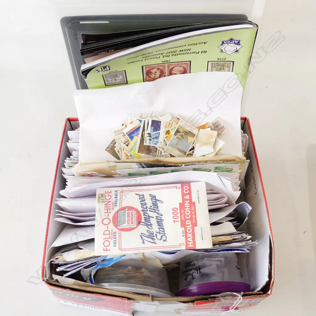 BOX ASST POSTAGE STAMPS  Image 1++