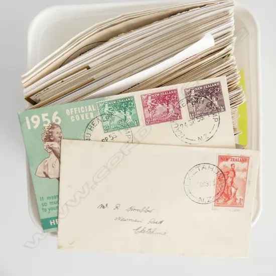 CONTAINER NZ FIRST DAY COVERS, SMALL ENVELOPES 
