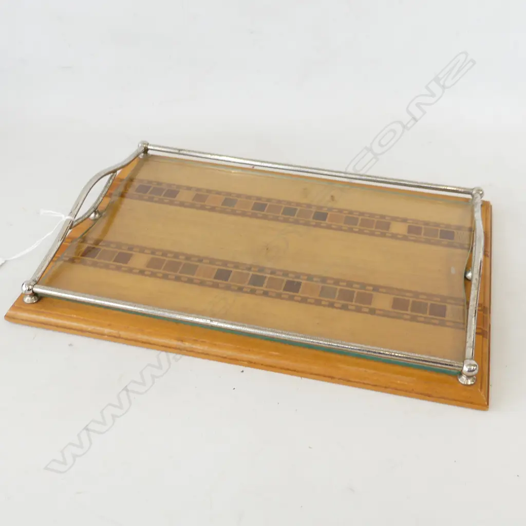 SOVEREIGN WARE NZ NATIVE TIMBERS SHERRY TRAY 365 x 265mm Image 1++