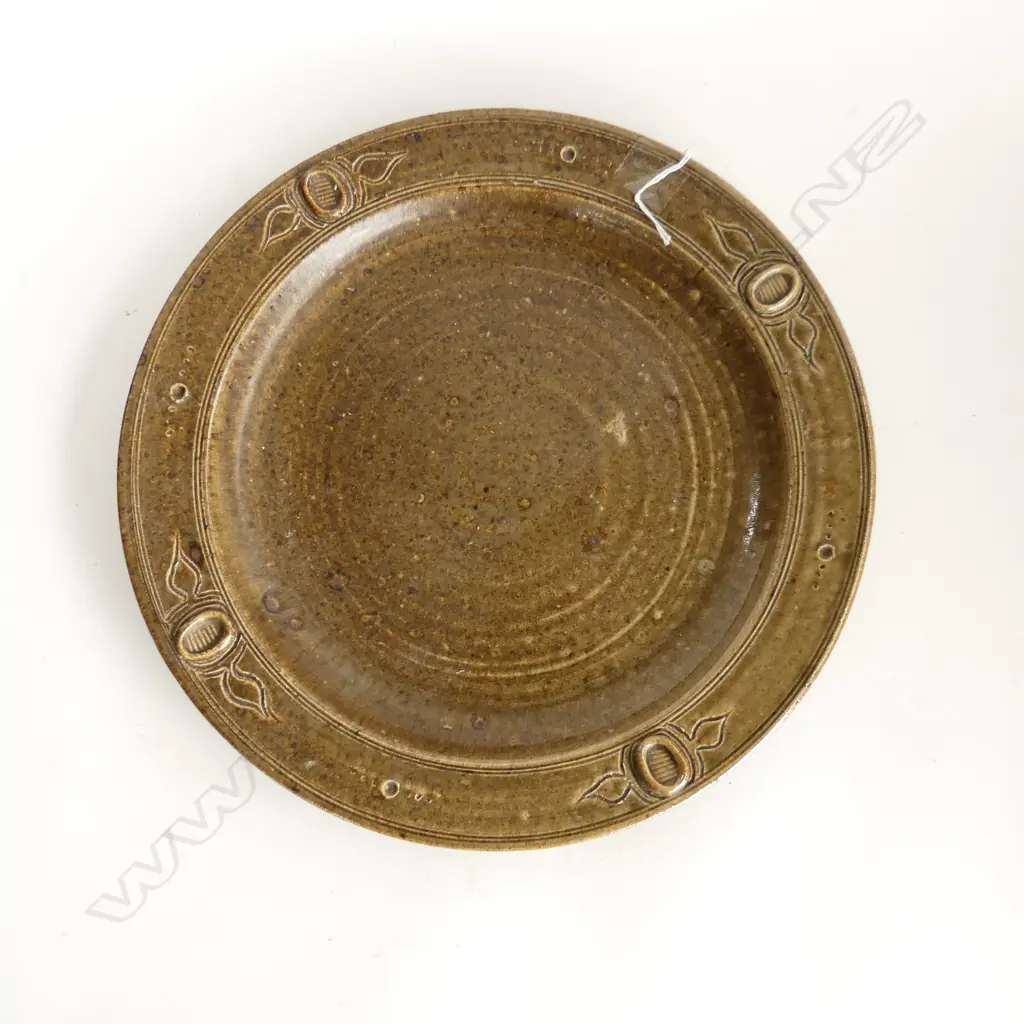 MIKE O'DONNELL TARARIKI POTTERY LG PLATE 360mm Image 1++
