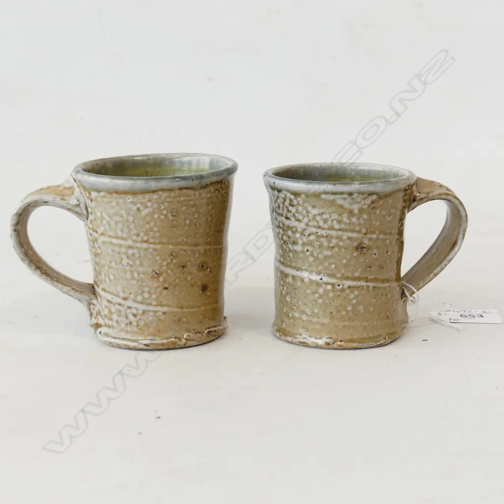 PAIR IAN SMAIL COFFEE CUPS H.82mm Image 1++