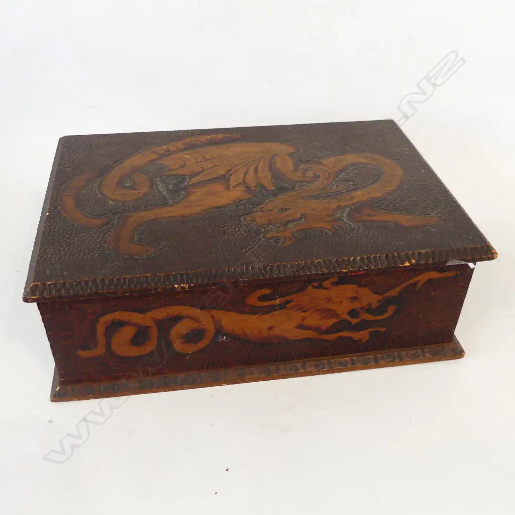 VINTAGE POCKER WORK BOX 325x215x110mm Image 1++