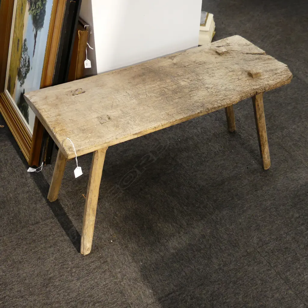 ANTIQUE STOOL 950x400x500mm Image 1++
