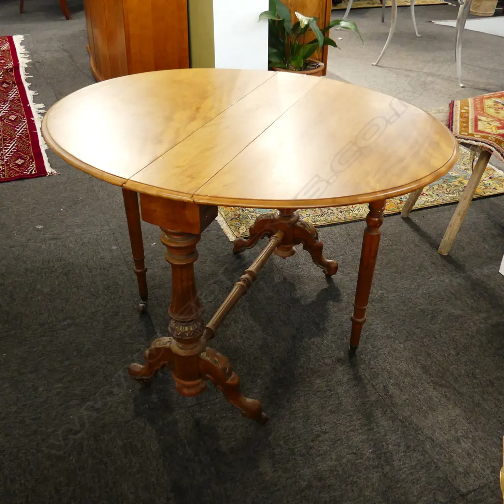 ANTIQUE GATE LEG TABLE 880x390x685mm Image 1++
