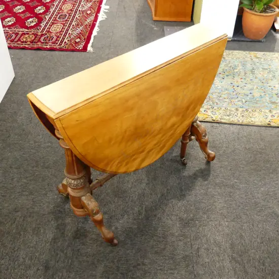 ANTIQUE GATE LEG TABLE 880x390x685mm