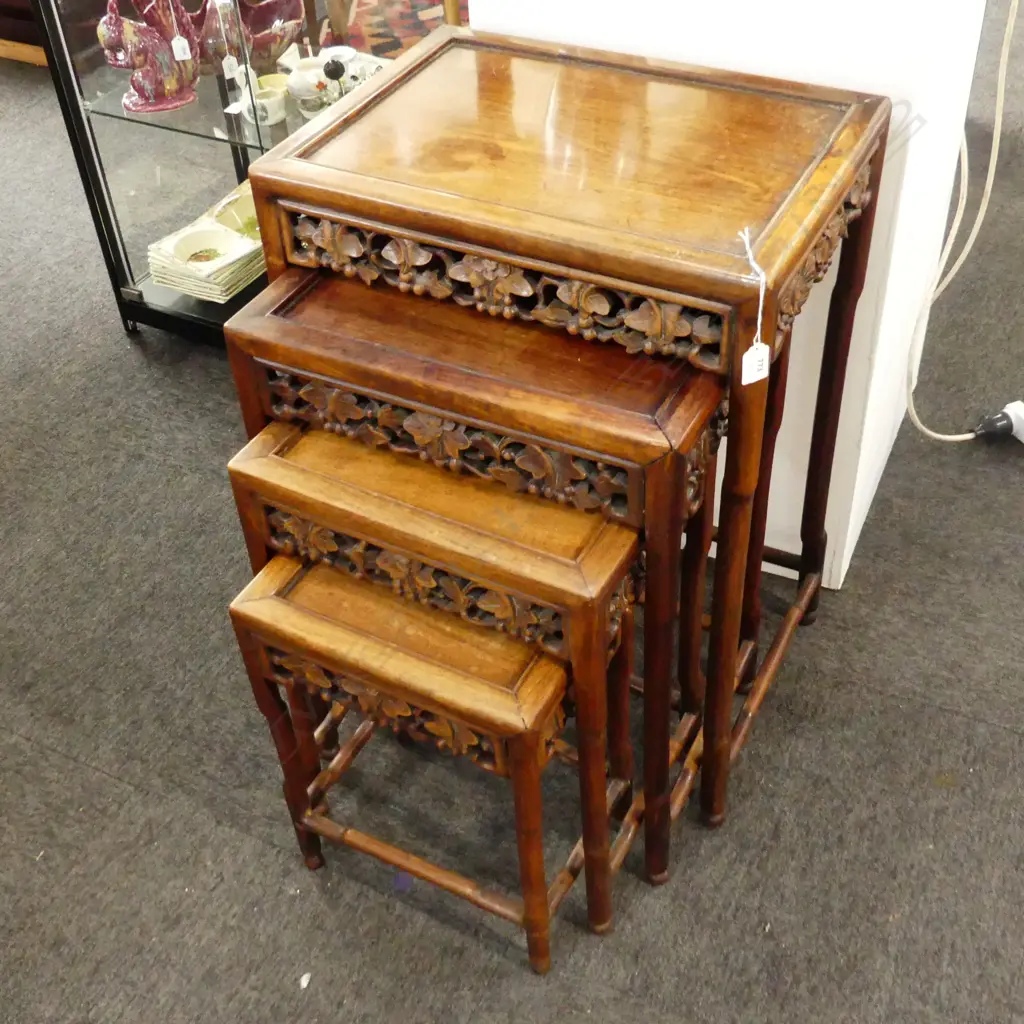 4 ORIENTAL NESTING TABLES 505x365x730mm Image 1++