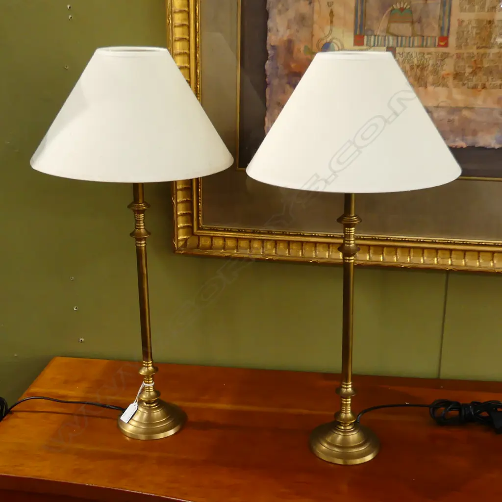 PR LAURA ASHLEY BRASS LAMPS H.610mm Image 1++