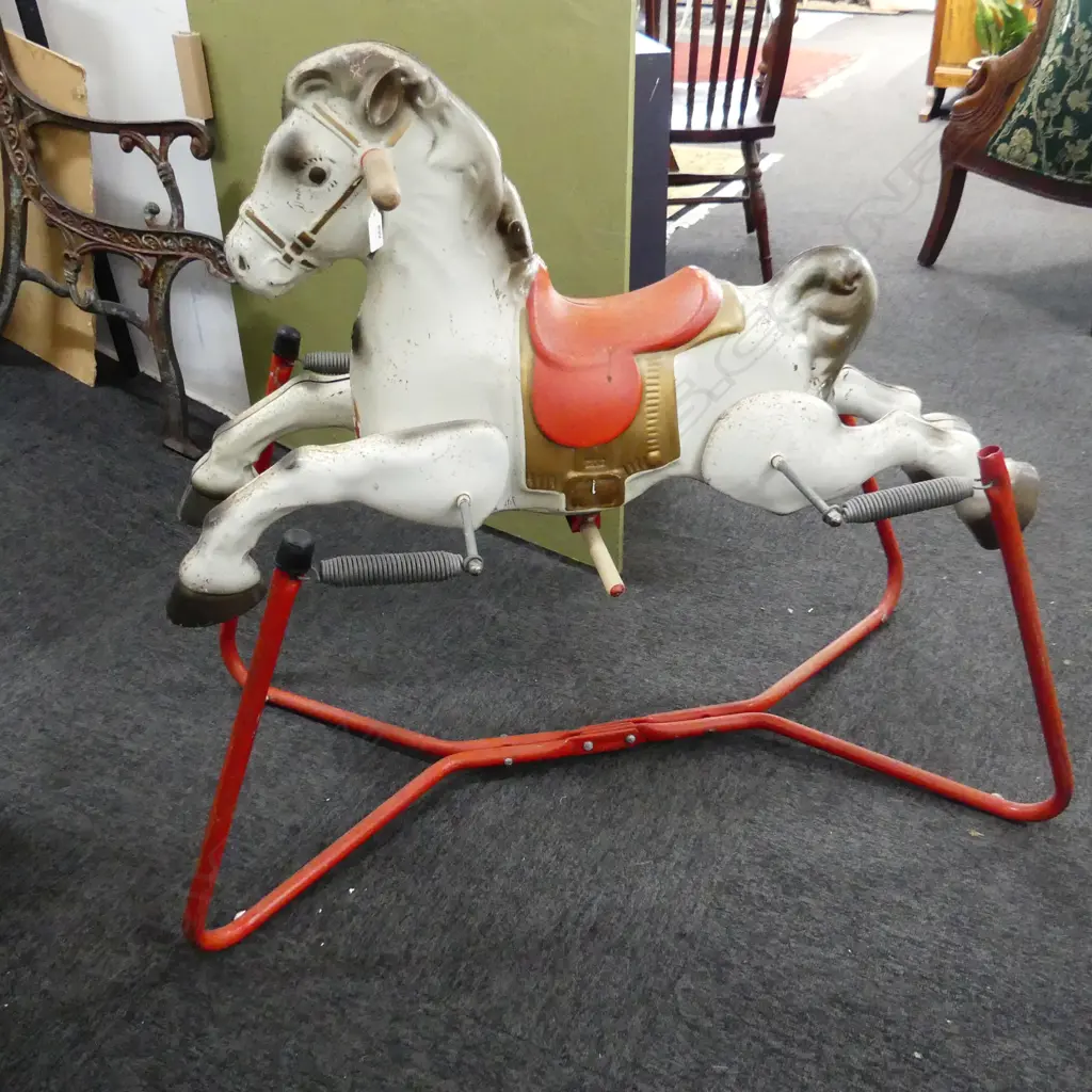 VINTAGE MOBO 'PRAIRIE KING' RIDE ON HORSE ON FRAME 1040x520x880mm Image 1++