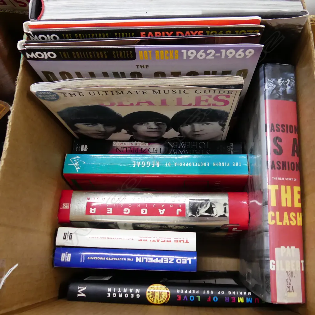ASST MUSIC BOOKS LED ZEP/U2 ETC Image 1++