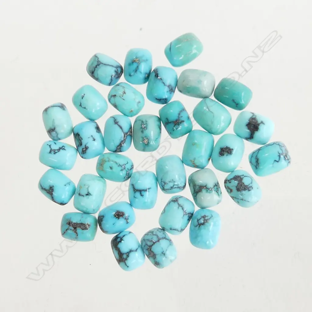 BAG TURQUOISE RECTANGLE STONES  Image 1++