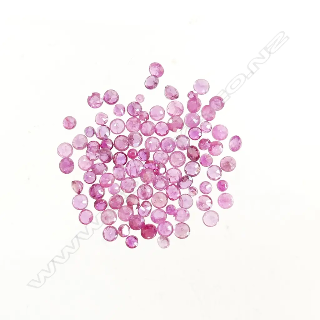 BAG 10CT FACETED RUBIES  Image 1++