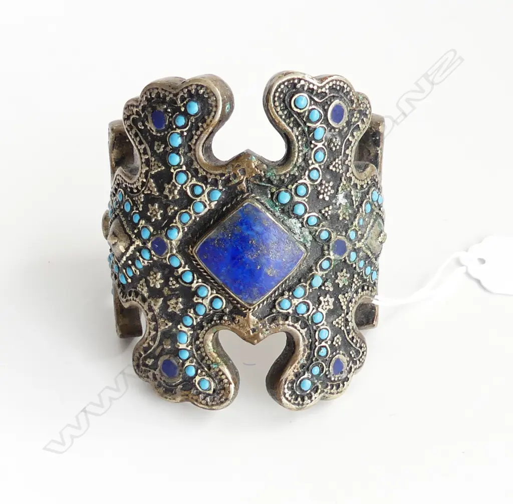 HEAVY, WIDE AFGHAN BRACELET, KUCHI STYLE Image 1++