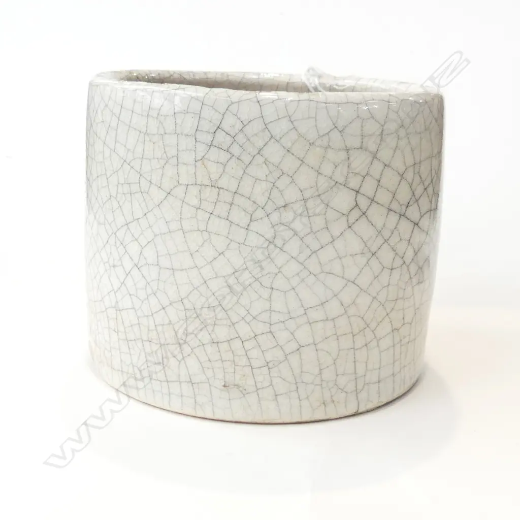 CHINESE CRACKLE GLAZE INCENSE BURNER H. 105mm Image 1++