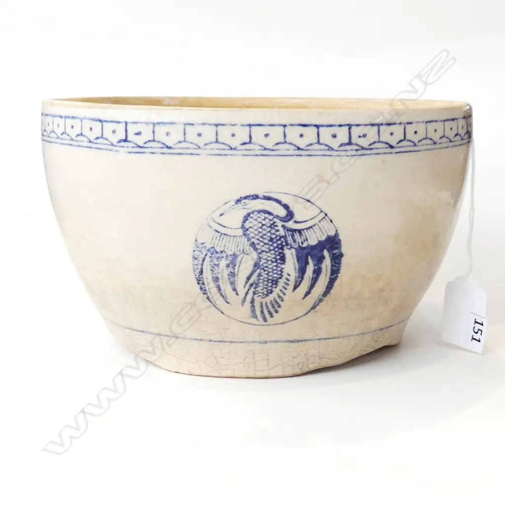 ORIENTAL B/W BOWL 210mm dia Image 1++