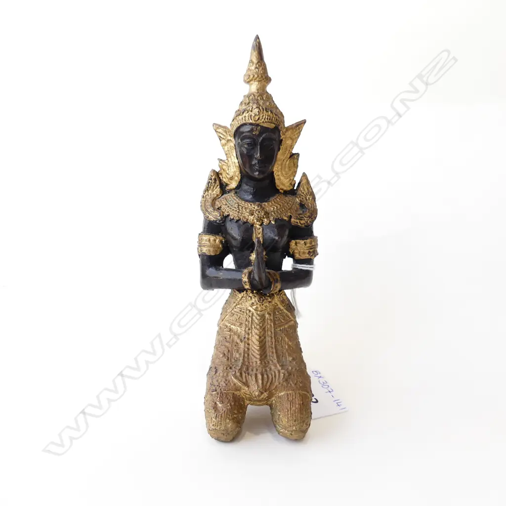 THAILAND GILDED BRONZE TEPANOM H 18CM Image 1++