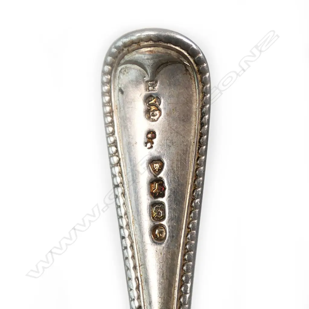 VICTORIAN SILVER SALT SPOON PLUS S/PLATE LADLE & VASE (H.95mm) Image 1++