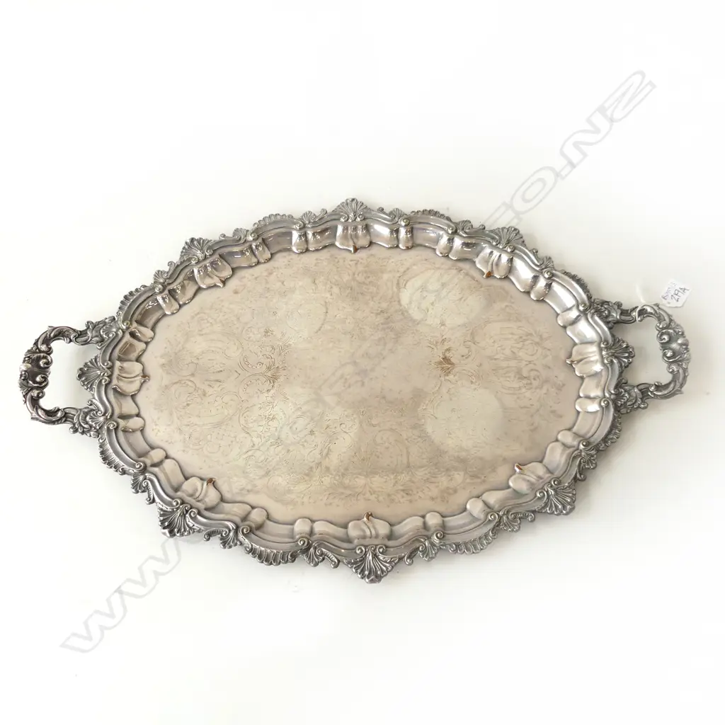LG SILVER OVER COPPER TRAY 625x415mm Image 1++