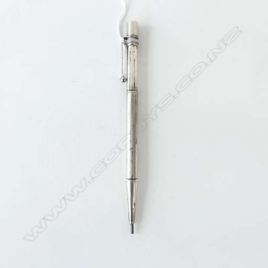 STERLING SILVER BARKERS POINTER PENCIL PATENT 7985110 L. 140mm Image 1++