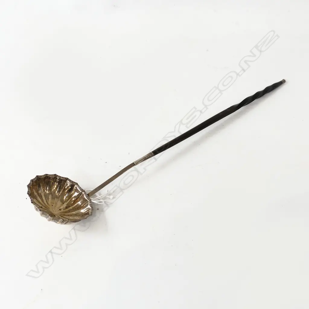 GEO. III SILVER TODDY LADLE L.365mm Image 1++