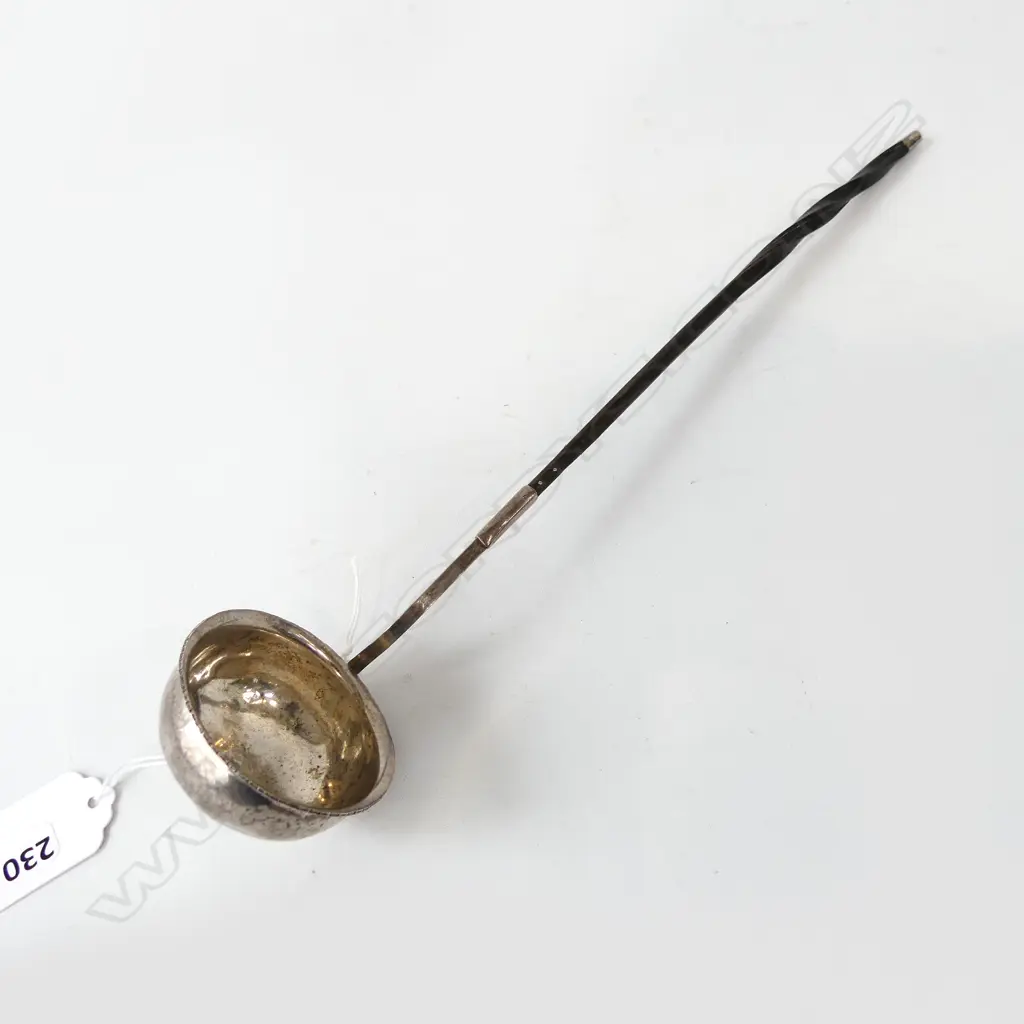 GEO. III SILVER TODDY LADLE L.330mm Image 1++