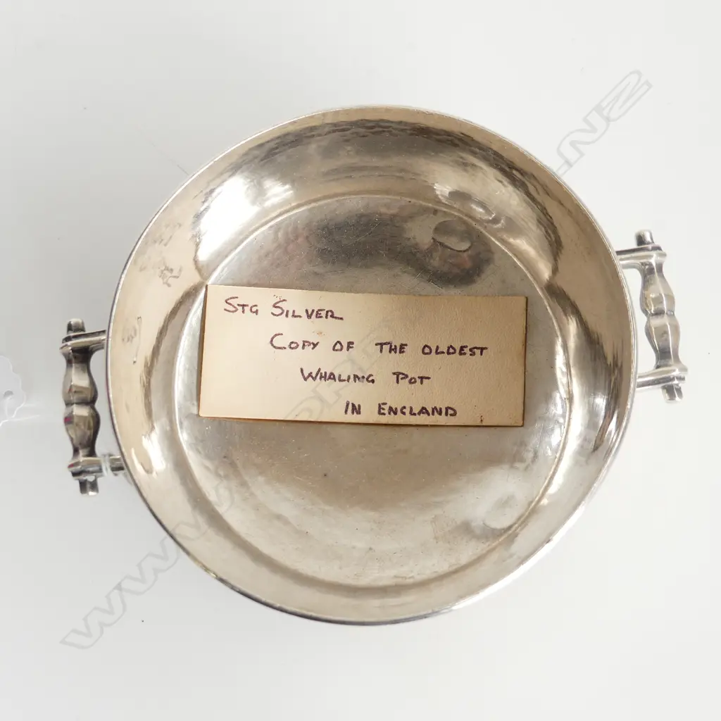STG SILVER POT, BIRMINGHAM 135mm dia, 389 GRAMS... Image 1++