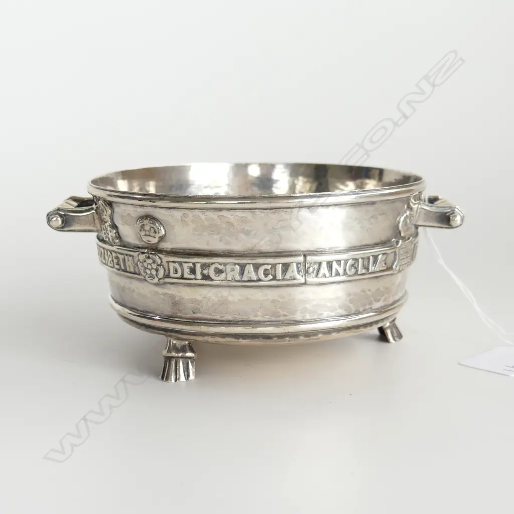 STG SILVER POT, BIRMINGHAM 135mm dia, 389 GRAMS... Image 1++