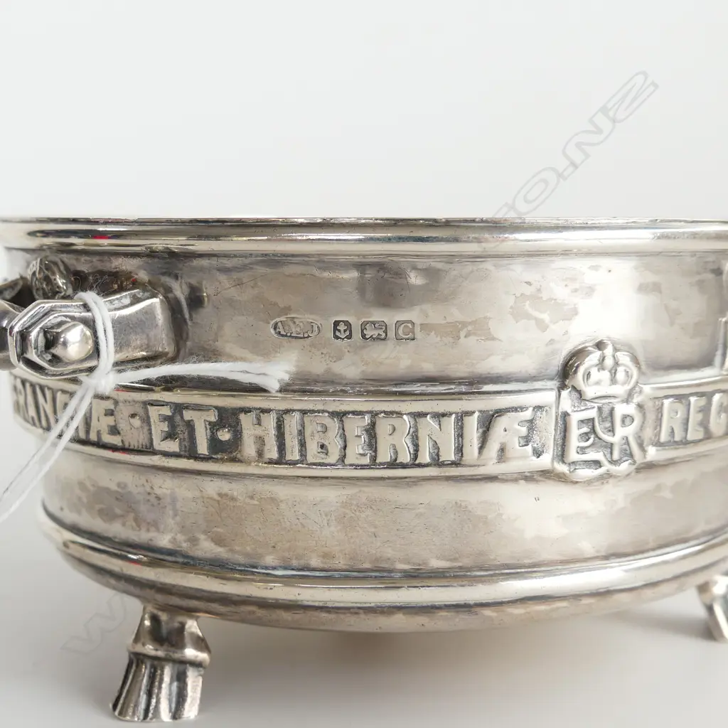 STG SILVER POT, BIRMINGHAM 135mm dia, 389 GRAMS... Image 1++