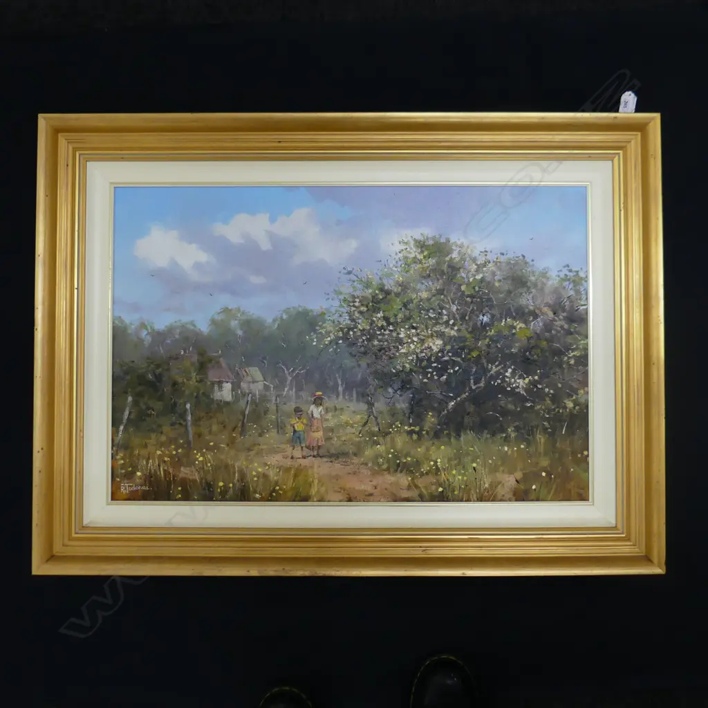 ROBERT TODONAI (AUST. b.1963), LANDSCAPE OIL ON CANVAS, 495x750mm Image 1++