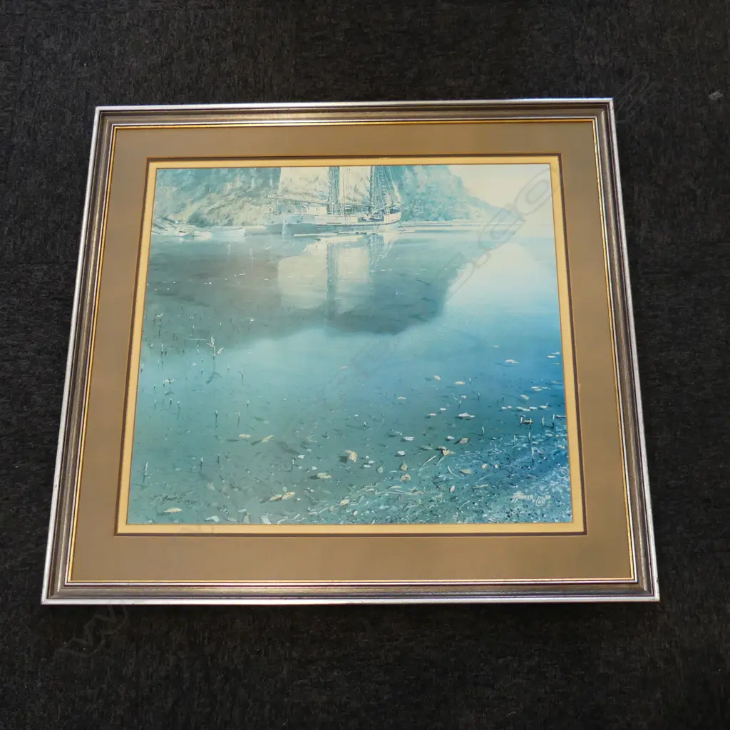 LG DAVID BARKER PRINT 48/375 1981 595x665mm Image 1++