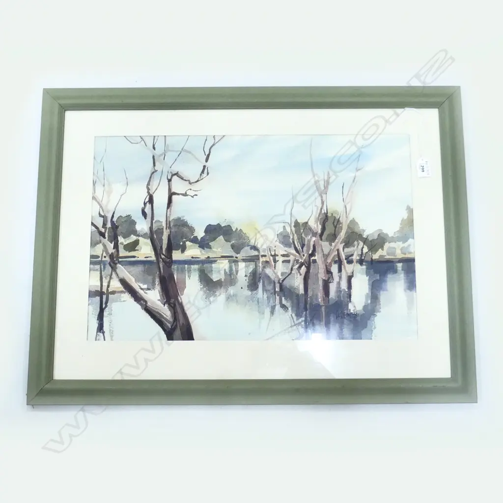 LES FINCH 'BILLABONG' W/C '82 370x570mm Image 1++