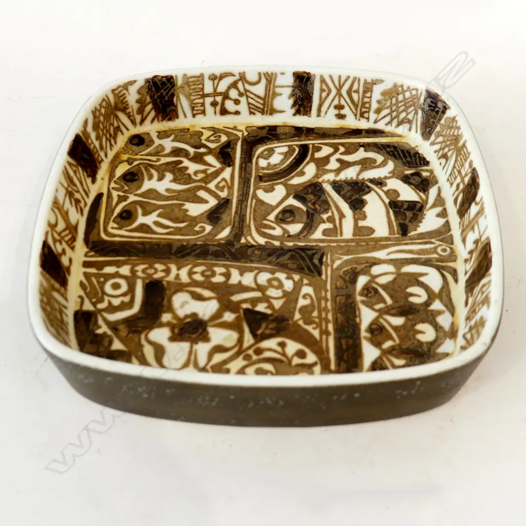 ROYAL COPENHAGNE 'FAJANCE' DISH 165x165mm Image 1++