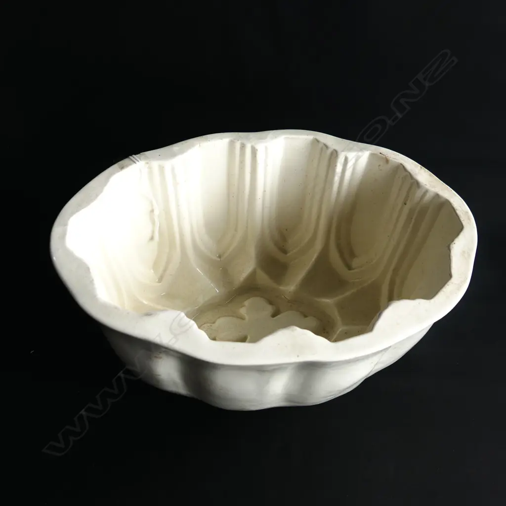 COPELAND VINTAGE CASTLE JELLY MOULD impressed maker's mark L.220mm  Image 1++