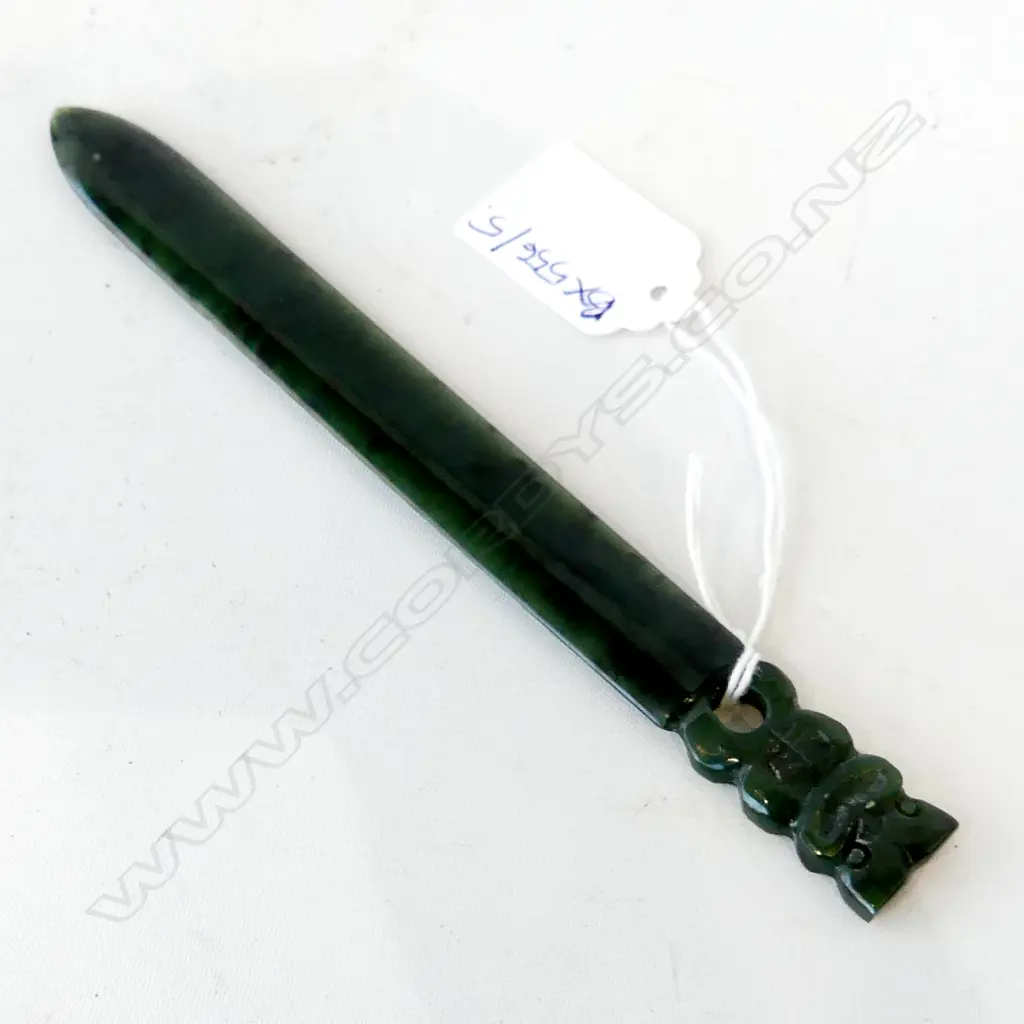 GREENSTONE LETTER OPENER L.170mm Image 1++